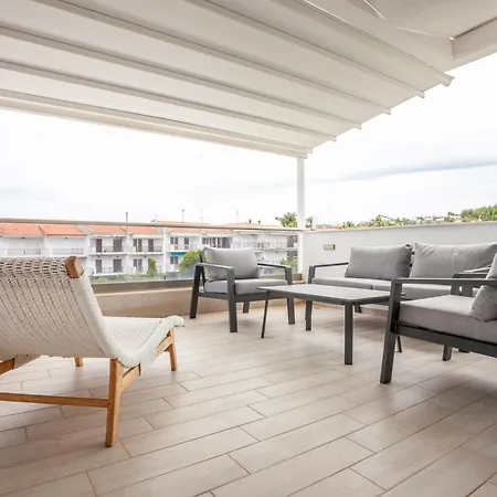 Selena Seafront Villa Hanioti